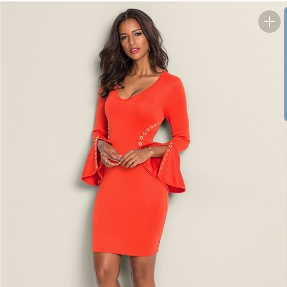 Grommet Detail Dress Size L(12-14)